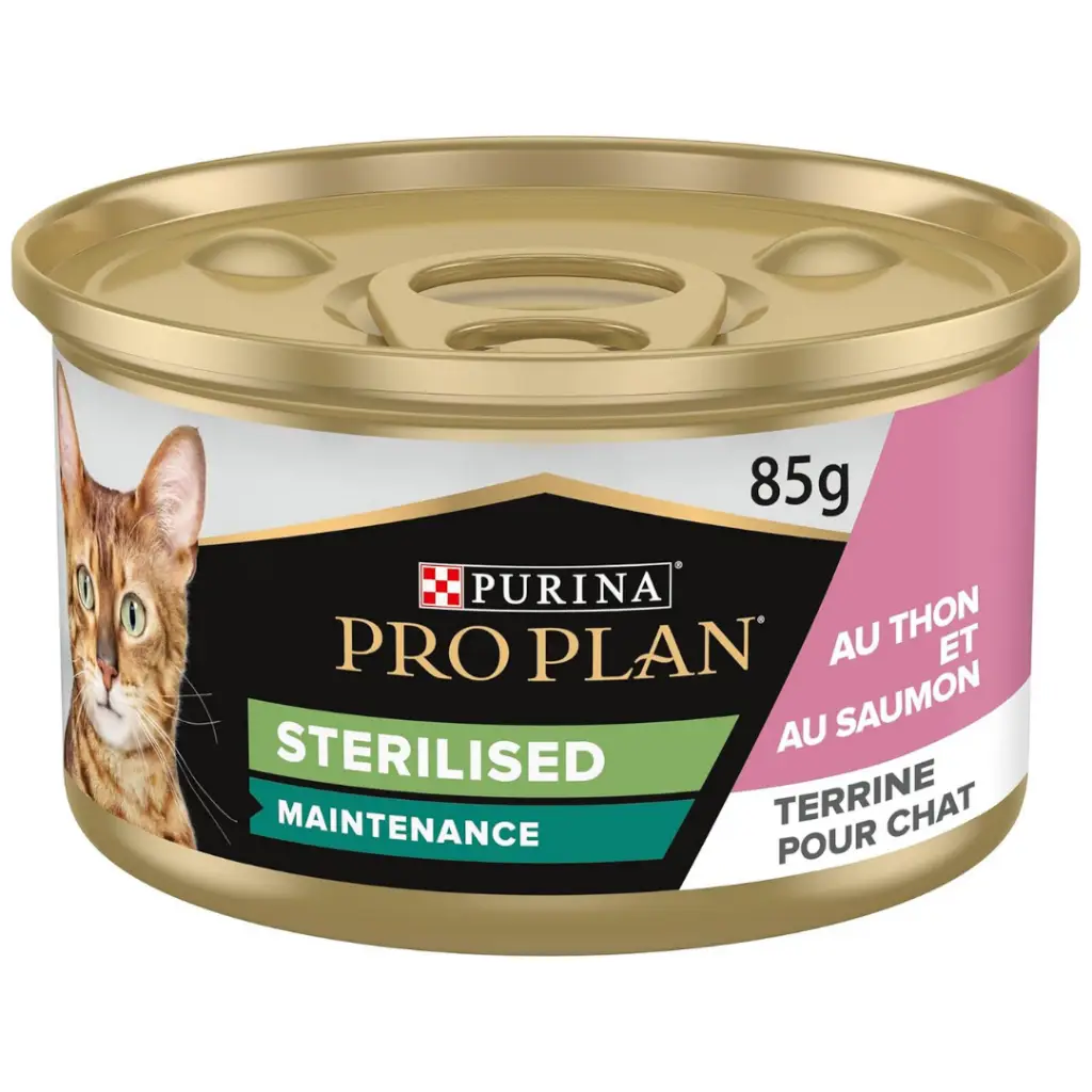 Pro Plan Sterilised Ton Balıklı ve Somonlu Kısırlaştırılmış Kedi Konservesi 85 Gr